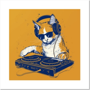 DJ Cat Posters and Art